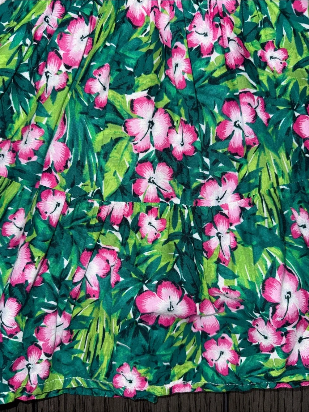 Janie and Jack The Leilani Hibiscus Smocked Sundress Size 6-12 Mo Beach Tropical